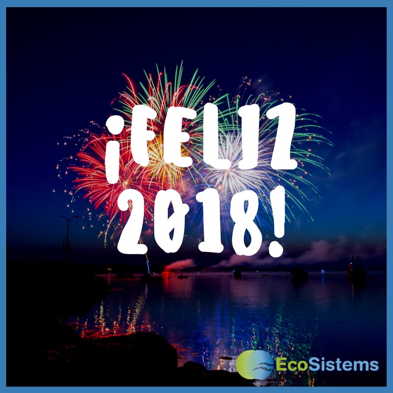 ¡El equipo de <a href="/EcoSistemsWater/">Eco-Sistems</a> os desea un #FelizAño #2018!