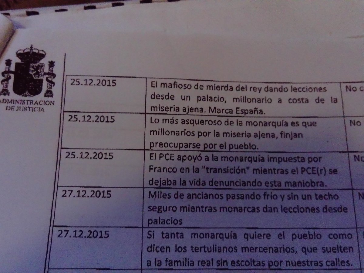 antirepre_pon's tweet photo. ⛔️ATENTOS ⛔️ 
Estos son algunos de los tuits por los que quieren encarcelar a Pablo. ¿Nos ayudas a difundir?

¡HASTA 12 AÑOS PUEDE PASAR PRESO POR OPINAR!
¡ABSOLUCIÓN PABLO HASÉL! https://t.co/W5msNoAz4z