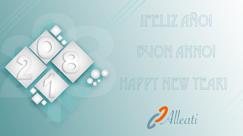 alleatird's tweet photo. Te auguramos un año cargado de resultados positivos, prosperidad y serenidad!!!!   #alleatird #felizañonuevo #felizaño2018 https://t.co/ZPsiEk1Vvr