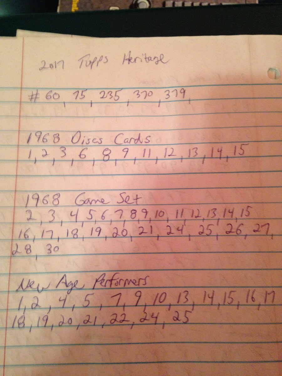 tcowen17's tweet image. Looking for some set help with these. I have dupes to trade. #sethelp