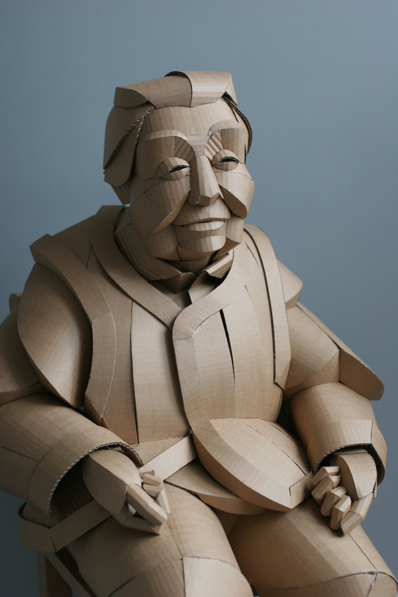 thisiscolossal's tweet photo. Life-Size Cardboard Sculptures of Chinese Villagers Tap Into Artist Warren King’s Ancestral Heritage https://t.co/1zHfrLE8St https://t.co/yMsbW2Pqj0
