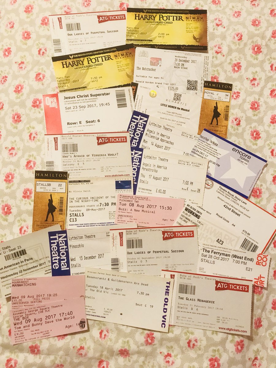 oliffia's tweet photo. My New Year’s resolution for 2017 was to see one show a month - ended up doubling that!
Top five shows:
1. @HamiltonWestEnd (duh)
2. @OurLadiesLDN
3. #BuzzMusical @WeAreFatRascal
4. @InTheHeightsLDN
5. @HPPlayLDN https://t.co/HrqeaEgcXM