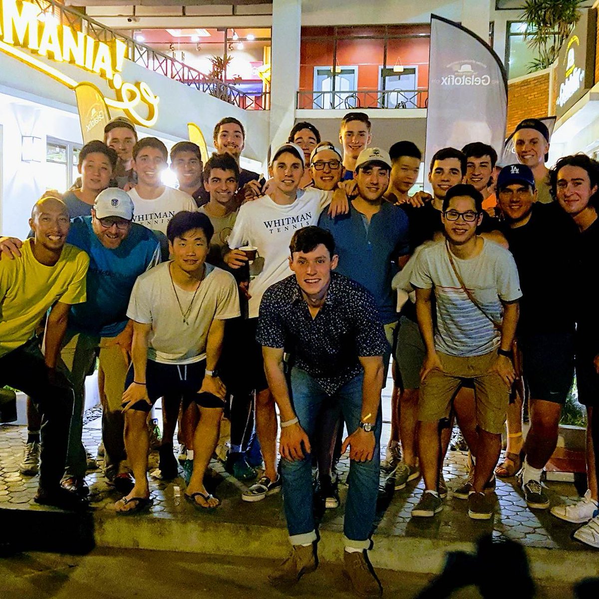 whitmantennis's tweet image. Phnom phen river side district with Whitman alumni phalkun mam #bluesbrothers