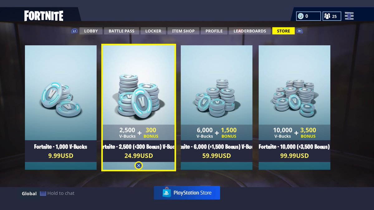 10 10 pm 7 jan 2018 - fortnite 10 000 v bucks 3 500 bonus giveaway
