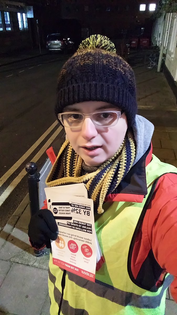 LeedsCoole's tweet photo. With @fran4gloucester @katehaigh @finche10 at Gloucester station, talking to travellers about fare increases #farefail https://t.co/md1ycSQ88D