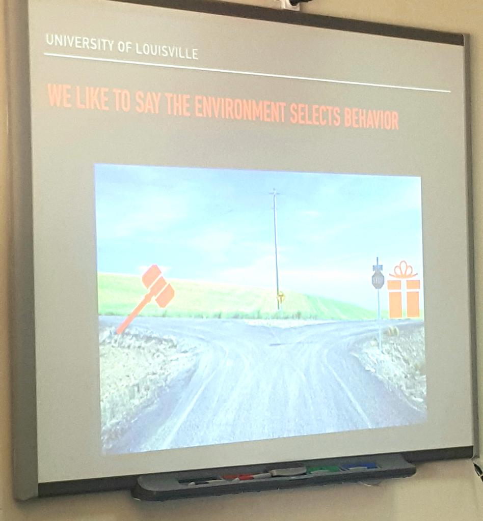 GlobalStacy's tweet image. Kids choose from behavior that the environment pre-selects. -Dr. Robert Pennington, BCBA-D @ICSAddis  #icssst