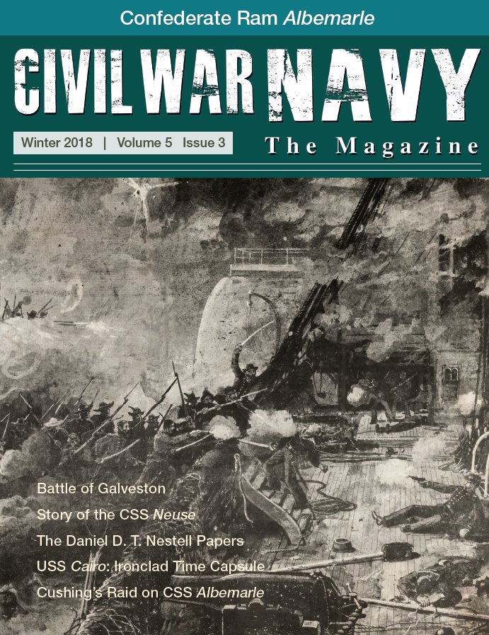 CWNavy's tweet image. The latest issue of Civil War Navy the magazine is at the printers and will be shipping to subscribers on January 11.