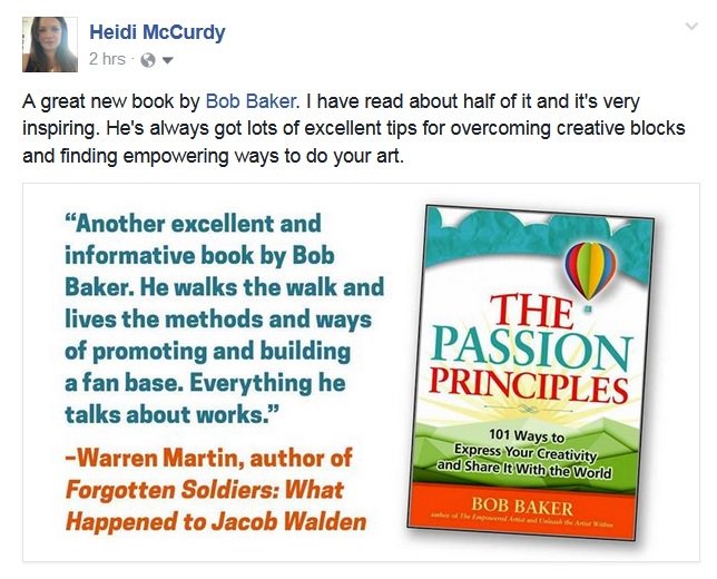 MrBuzzFactor's tweet photo. Read excerpts from my new "Passion Principles" book:
https://t.co/qxGxijdvzE
#art #artist #creativity #Creative #inspiration #arts #lifelessons #confidence #creativitynow #indieartist #artists https://t.co/y14rx2uFbi