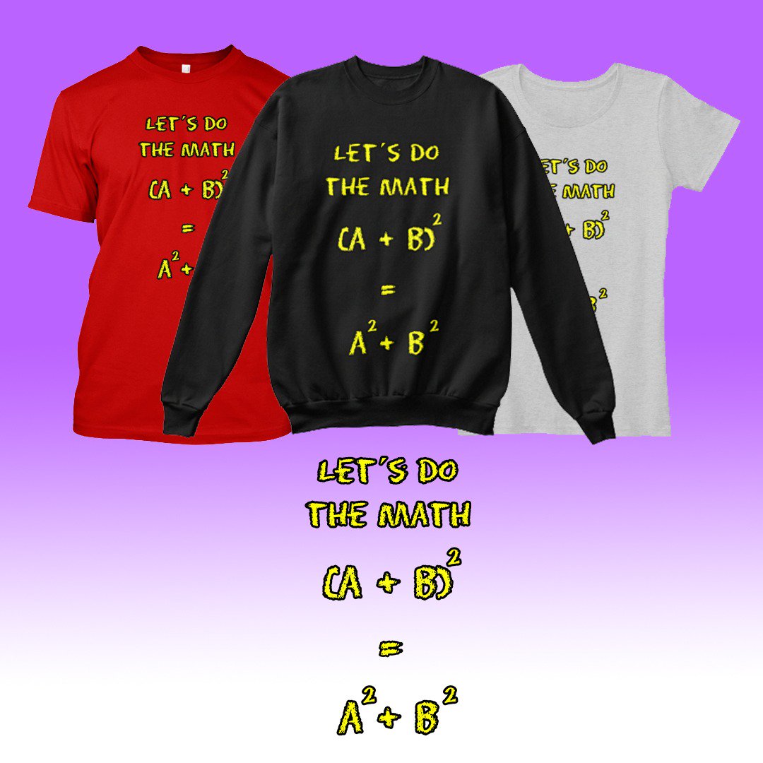 Davar_Clothes's tweet photo. For those who like Math Jokes 😂 All we know that's not the correct answer, right? Haha
Check this out in our online store: https://t.co/TUUTy1y5p4

#Math #Jokes #MathJoke #funnythings #funnytshirts #hoddie #memes #mathmemes #engineering #teespring #binomial #daily https://t.co/hArxeQWnJj