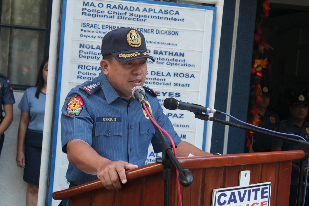 On January 8, 2018 at about 7 o' clock in the morning, elements of Provincial headquarters attended the Traditional Flag Raising Ceremony, under the direct supervision of PSSUPT WILLIAM M SEGUN, Provincial Director, Cavite PPO.