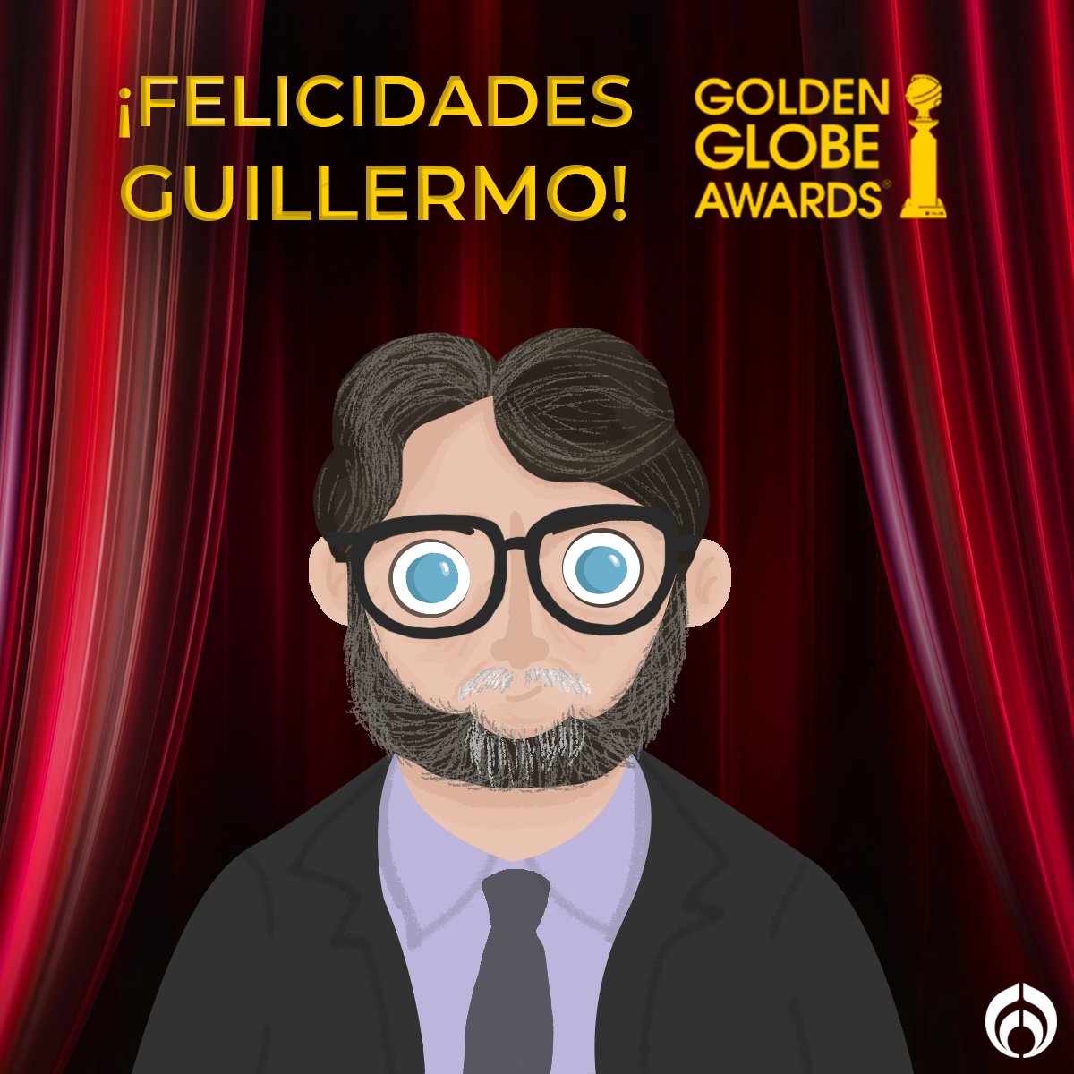 ¡Orgullo mexicano! Guillermo del Toro gana como mejor director por The Shape of Water #GoldenGlobes