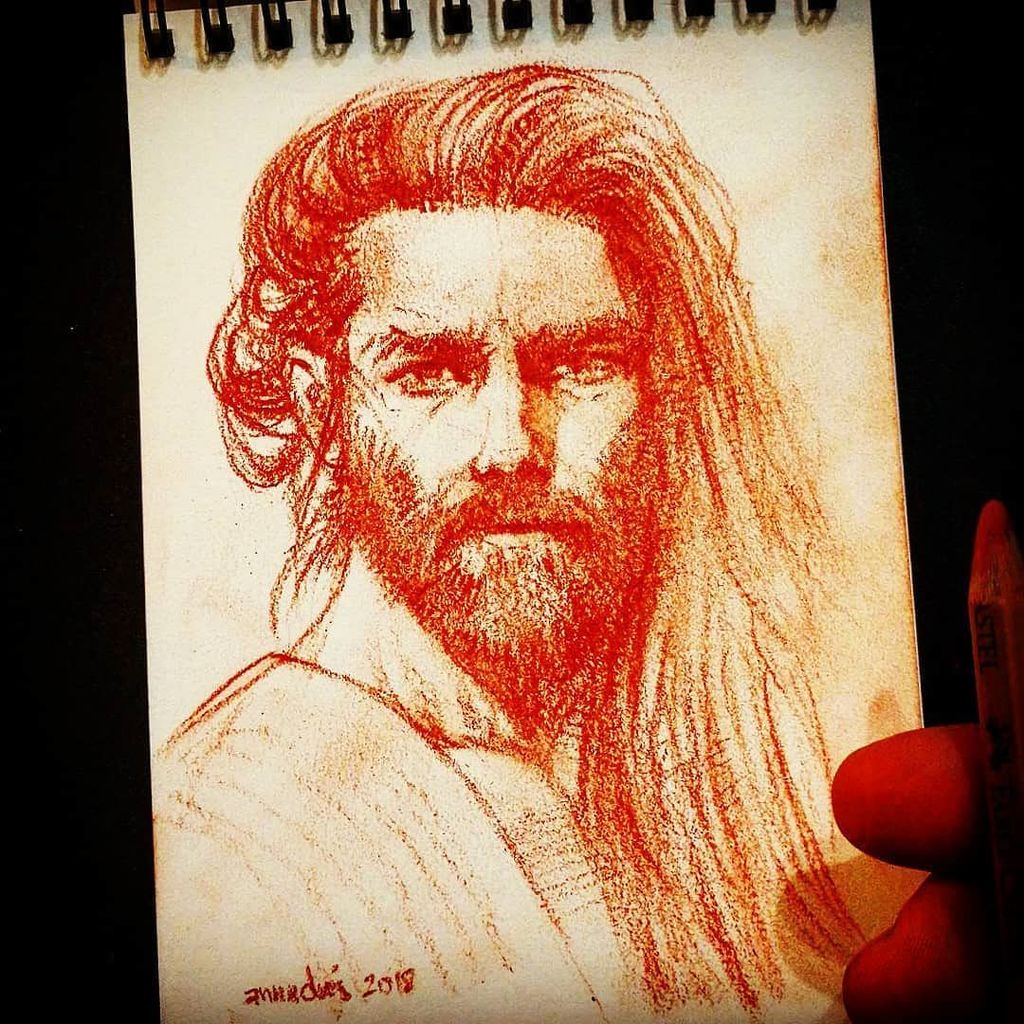 artofand's tweet photo. Pitt pastel and red fingers! 🙃 Happy Sunday study! (295/365) #portraitdrawing #portrait #artsy #sketch #study #reillyabstraction #drawing #art #dailysketch #sketchaday #dailydrawing #artist #artistry #annndres #traditionalart #skizze #instadaily #instasketch #arthabit #reill… https://t.co/8NYoAOJyL3