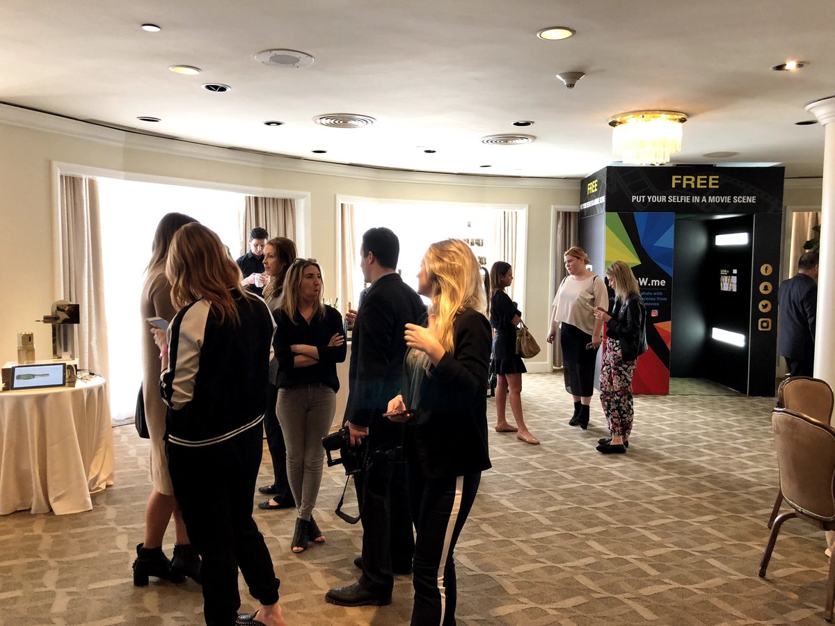josephmorin's tweet photo. We were honored to work with the Hollywood Foreign Press Association to place a @SelfieWme photo booth at the @BeverlyHilton for the Miss @goldenglobes Luncheon this week. #GoldenGlobes https://t.co/fMpsiKrqS8