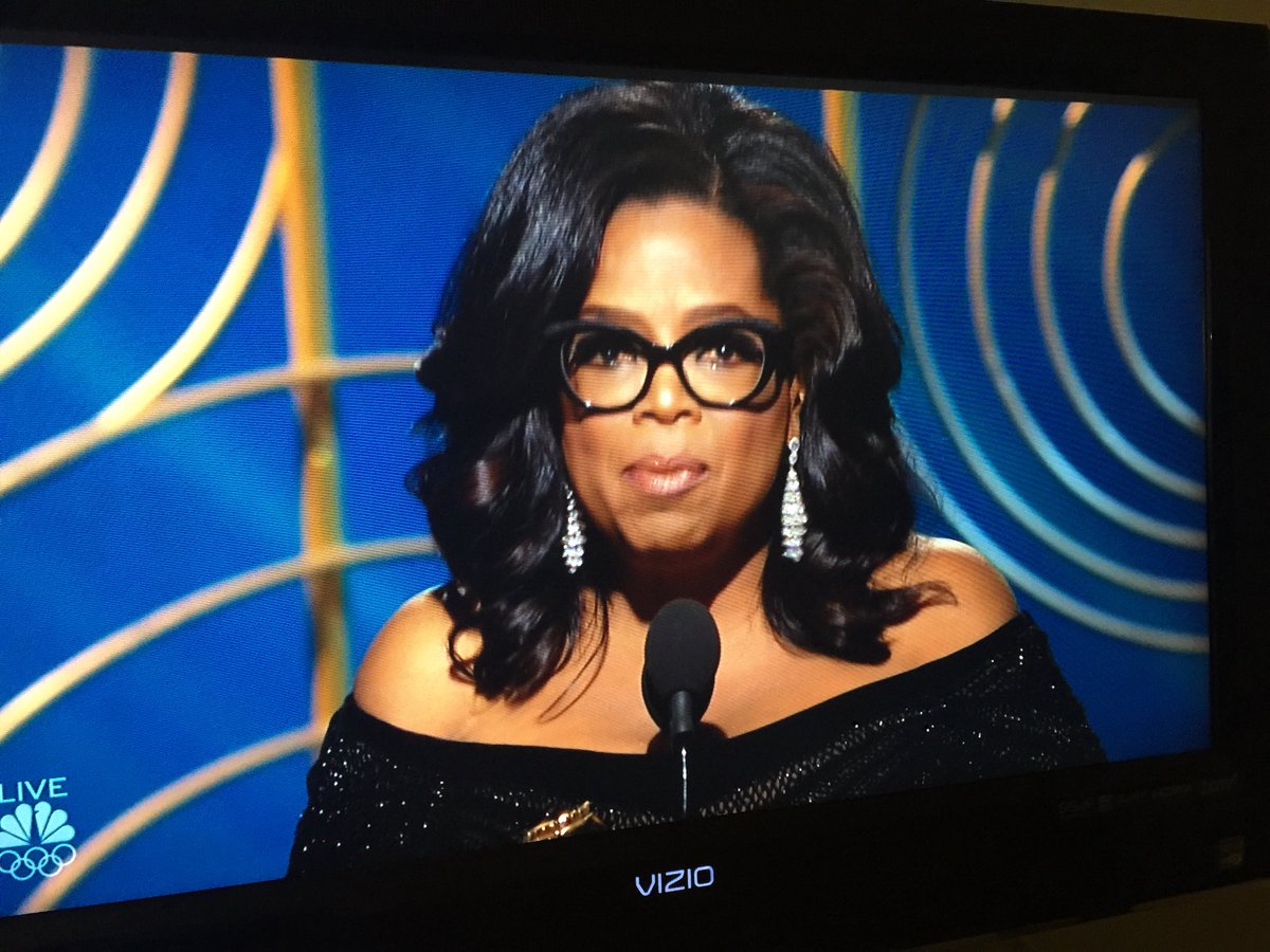 Congratulations Oprah! Cecil B. de. Mille Award #GoldenGlobes for outstanding contributions to the world of entertainment “A new day is on the  horizon.” #Globes75 #GoldenGlobes2018  #WhyWeWearBlack #TIMESUP