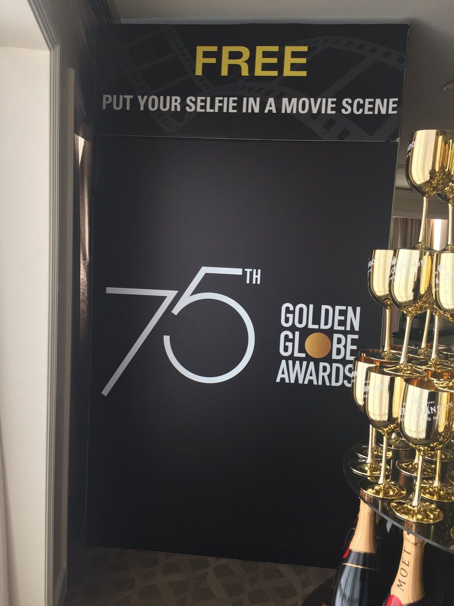 Proud to represent at this week’s #GoldenGlobes at <a href="/beverlyhilton/">The Beverly Hilton</a> with our green screen photo booth! We had a blast