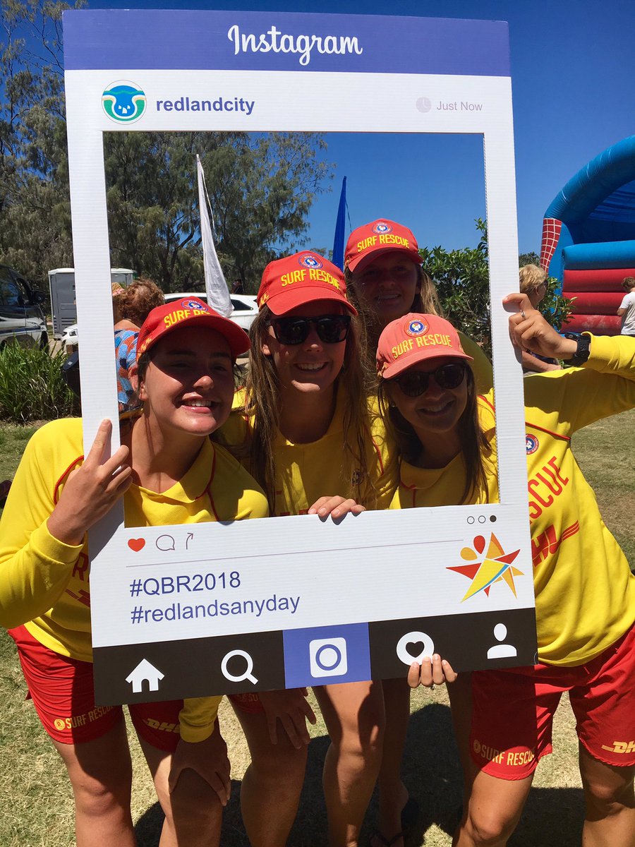 plslsc's tweet photo. Ready for the action! Queen's Baton Relay 2018 #surfgirl18 #QBR2018 #redlandsanyday #pointlookout https://t.co/mhVIeS8BHo