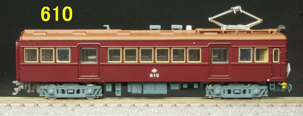 鉄コレ能勢電610系ベースの「能勢電さよなら編成5連」が完成しました