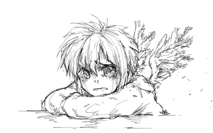 Really really late 5:30 AM doodle. Wanted to share it anyway.
I kinda wonder myself what the story behind this is. 