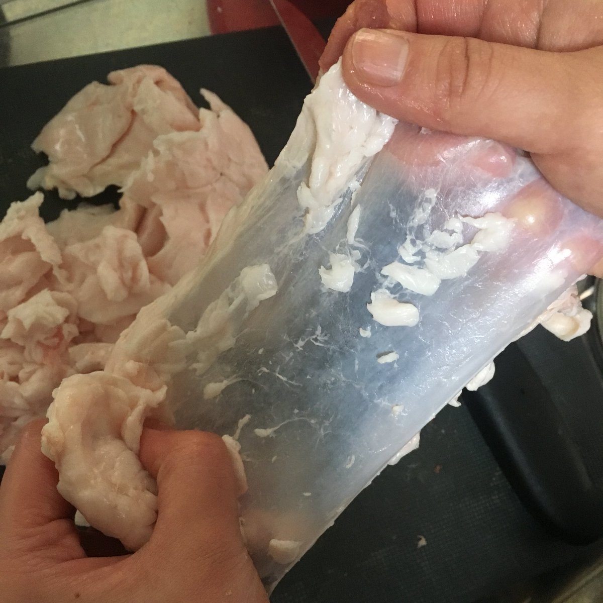 山本紗由 Violin Sayu Channel Su Twitter 今日は何しようかな と呟いた数時間後 猪の内臓膜から内臓脂肪を引き剥がし ていましたよ W ﾉ内臓脂肪めっちゃ柔らかいです 人間も同じなのかなぁ 3分の1はミンチに 残りの3分の2は料理油用に小分けにして冷凍しました