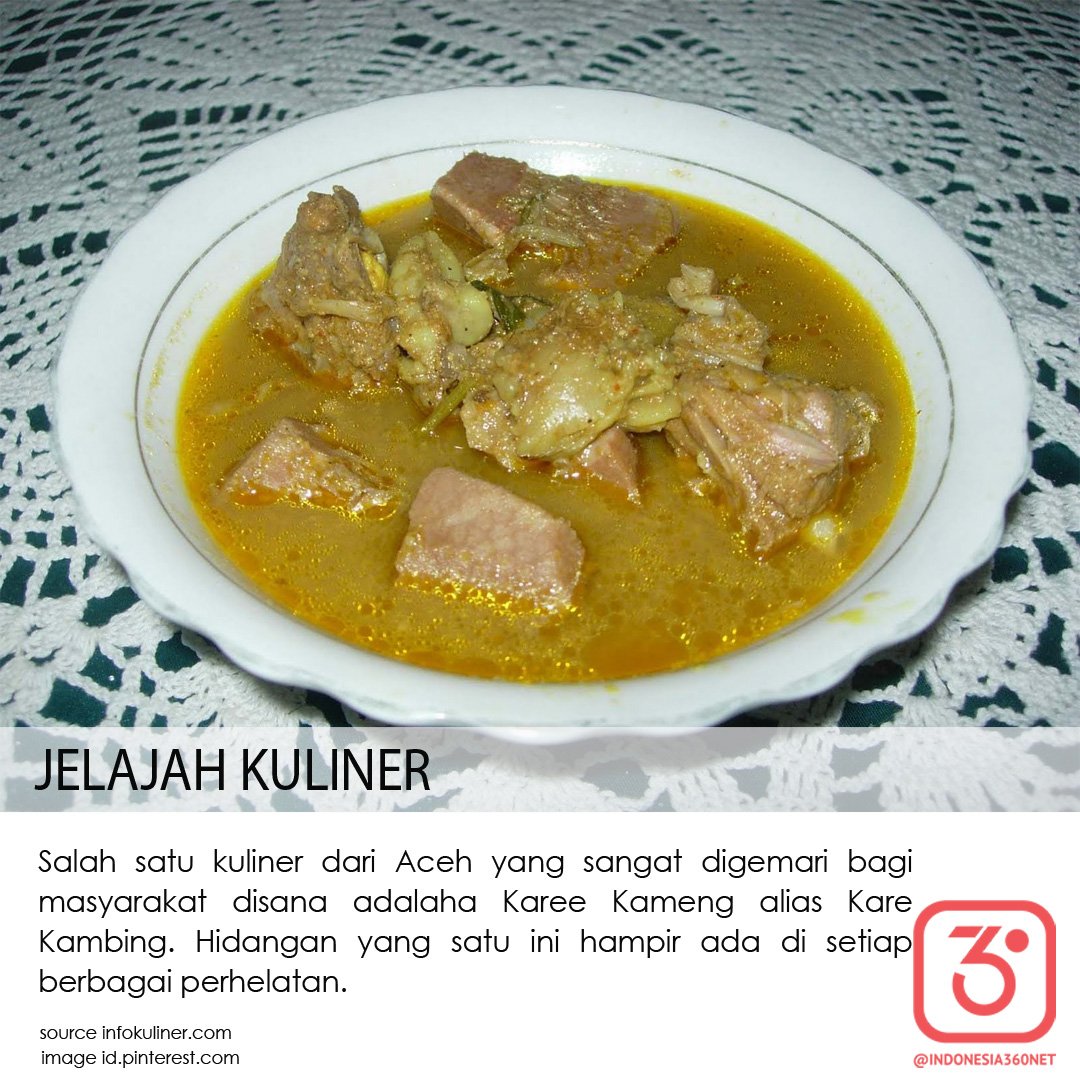 indonesia360net's tweet photo. Karee Kameng sangat banyak terdapat di keude bu (kedai nasi), kari ini terpampang di depan kedai dalam kuali atau wajan besar yang selalu dipanaskan.
#indonesia360 #indonesia360net #jelajahkuliner https://t.co/c5EdN4NqP2