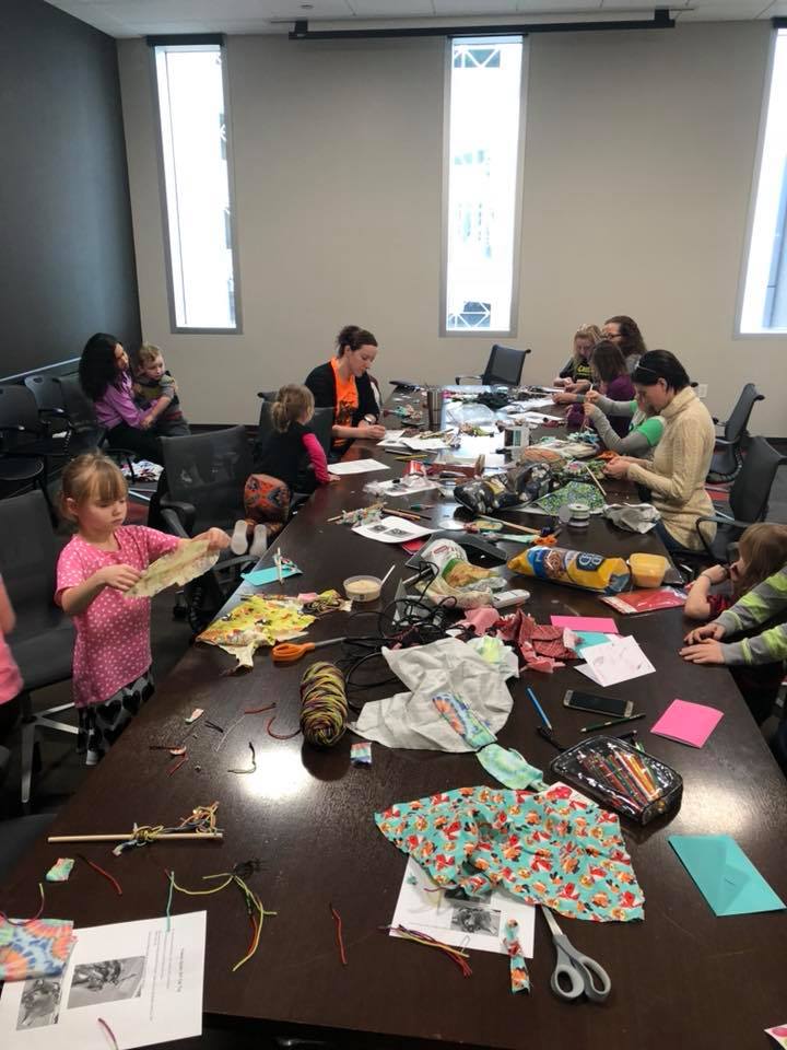 HumanistsLinnCo's tweet photo. Freethinking Families of Linn County made sure our furry friends were taken care of when they made blankets and toys for the Cedar Valley Humane Society. They also collected items for a food bank. @UnitedCoR @americnhumanist @_RoryMoe @swalker06 @StaedArt @LizBennettIowa https://t.co/ROmJMmuzfv