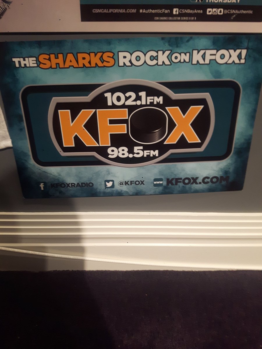416_2379's tweet photo. This was given to me by @sharksfanatic89 this is on my wall in my #Mancave even though i live in #Toronto i want @KFOX and @DanRusanowsky you are always my back up if i ever miss a @SanJoseSharks game. The broadcasts are awesome. This is for promotional purposes. https://t.co/8ZCvzwPRP5