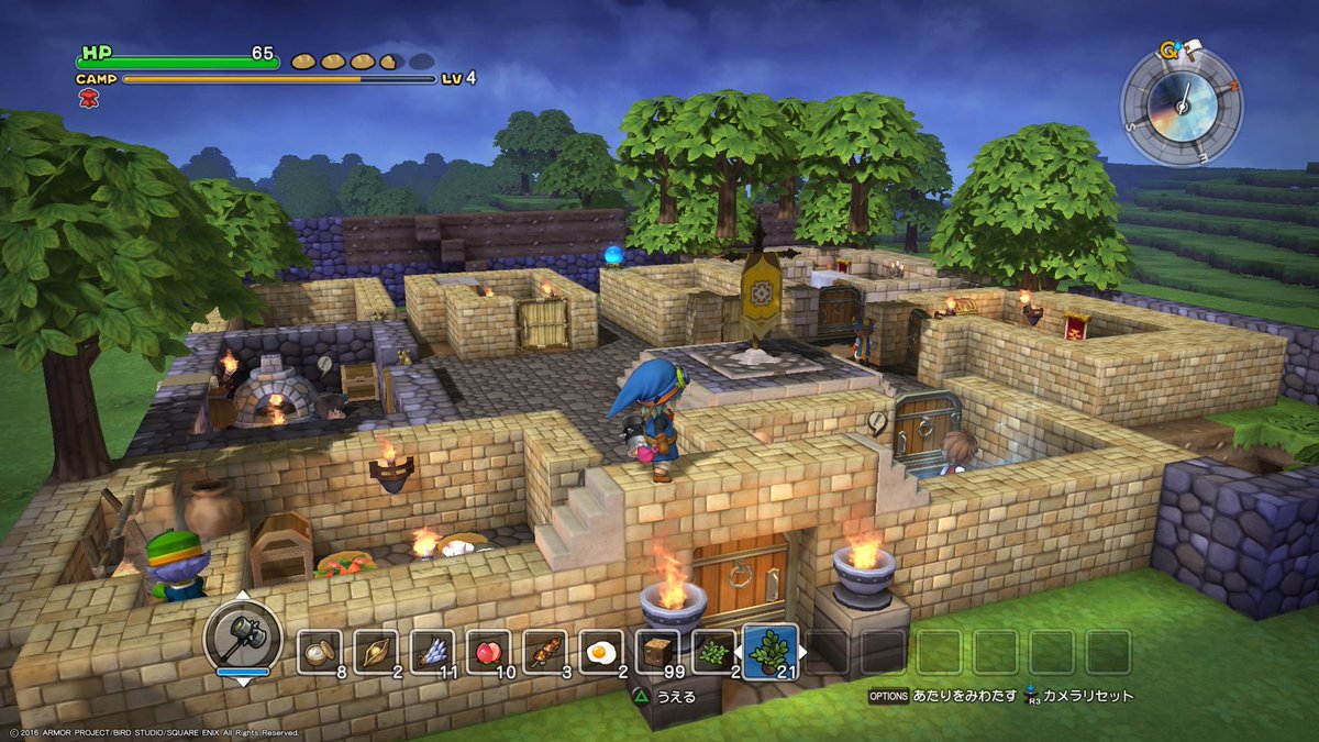 伍六参 E D F Japan En Twitter Dqビルダーズ メルキド編 メルキドガーデンに合わせてのジオシティ化ほぼ完了 潰したハンマー数え切れず 街の外周防御壁は現在 石垣 城壁 への移行作業中 とりあえず階段は光るように加工するのがマイ定番 Ps4share Dq