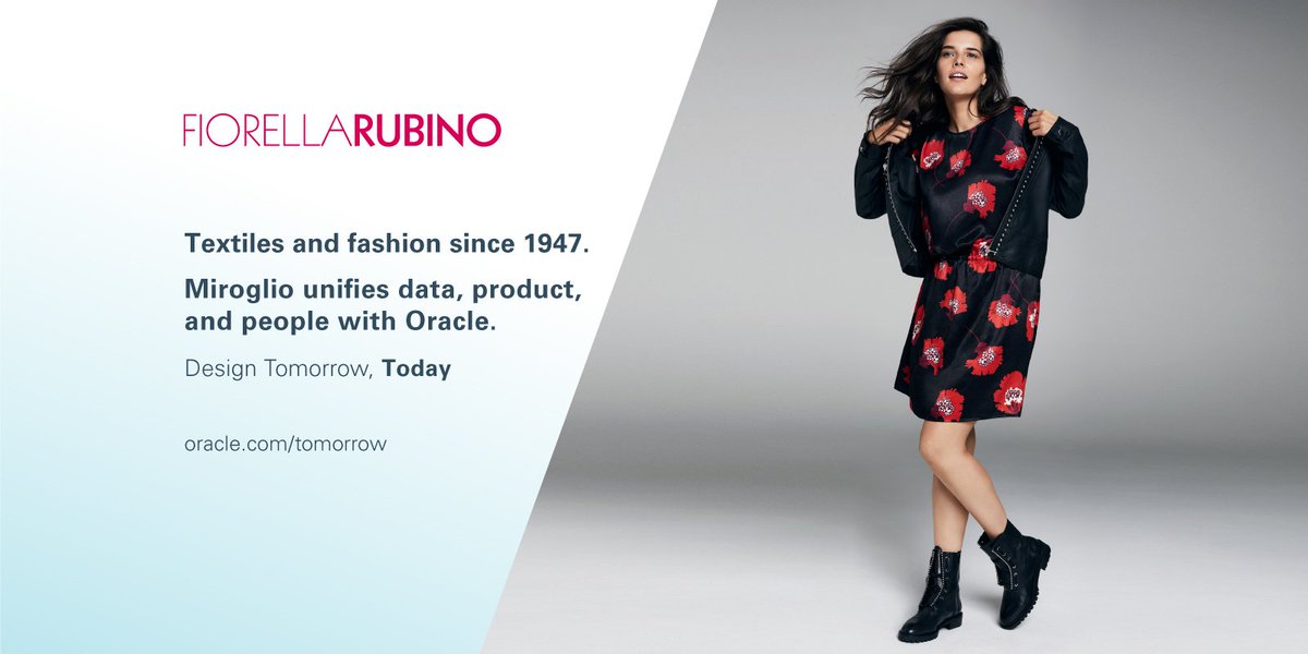 OracleRetail's tweet photo. Only 7 days until @NRFBigShow. The beautiful brands of Miroglio Group are featured in our @OracleRetail customer campaign, the #REX18 programme and at our #NRF2018 booth 3521. We are looking forward to the #REX18 presentation from CIO @Francesco Cavarero. @RosaliaGiordano https://t.co/VLZhPMZClA