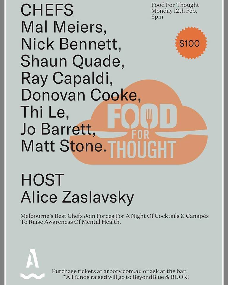 hilarymcnevin's tweet photo. We need to break down the stigma surrounding mental health issues in hospo, there’s too many people battling in silence &amp; in the restaurant industry the silence has become deafening. Join us. #foodforthoughtdinner #afloatxfft @John__Donegan @arboryeatery @MaLmeiers https://t.co/2mZ2EUvzZt