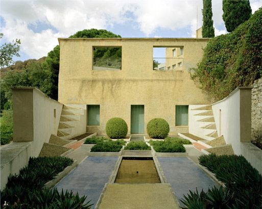 defnesalincakta's tweet photo. Gabriel Guévrékian's Cubist Garden at the Villa Noailles, Hyères (1926-27) https://t.co/BeFnHueTou