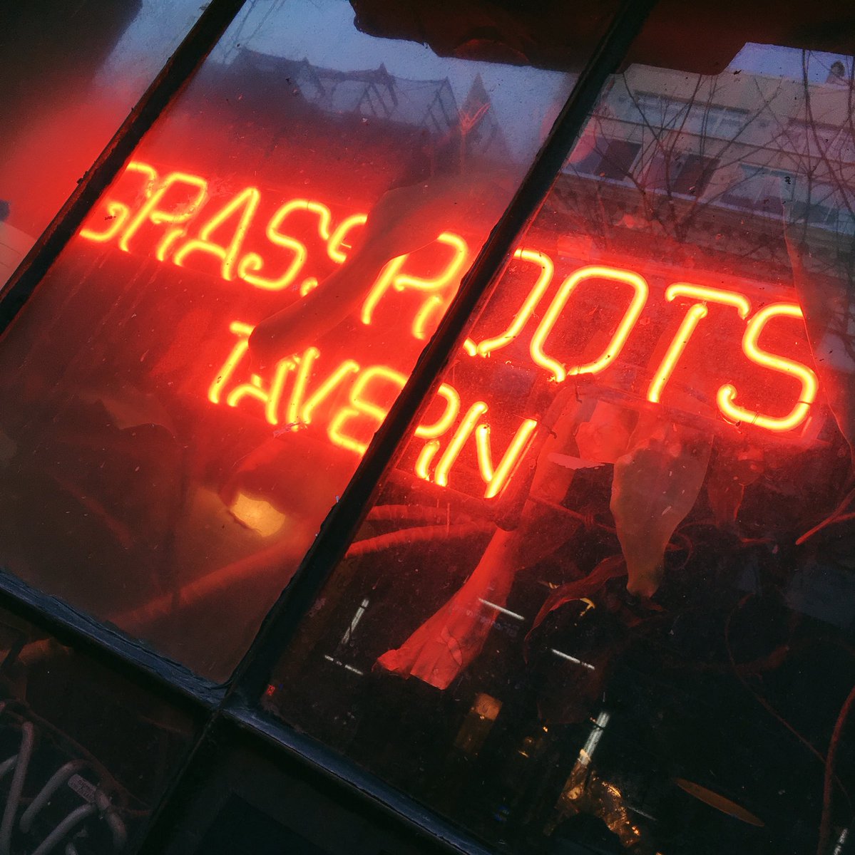 fortninety's tweet photo. One last drink, for reals this time ; RIP #GrassrootsTavern https://t.co/SS0wmOJMi5