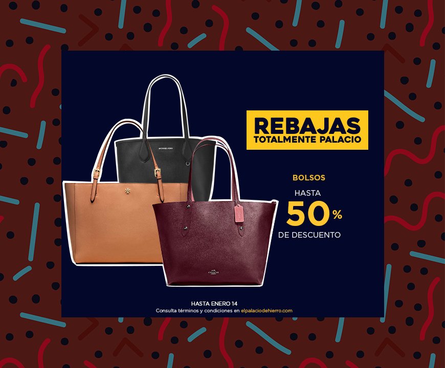 El Palacio de Hierro on X Es tiempo de sumar una o mas bolsas a tu coleccion. Las RebajasPH tienen preparada una seleccion unica compra ya https t QACjJ9wuTG https t yif8PQCW1t X
