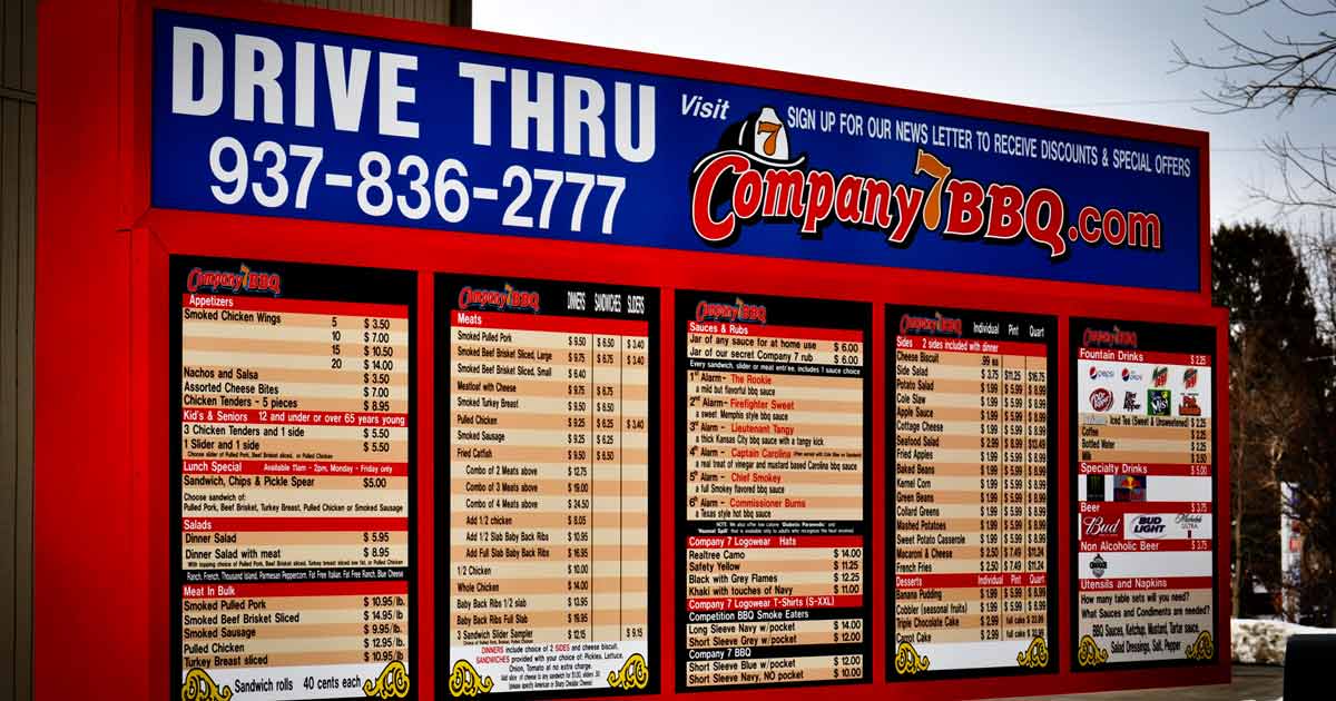 Company7BBQ's tweet photo. Check out our Company 7 BBQ Drive Through Menu but remember that we close New Year's Eve at 4pm and are closed New Year's Day!
https://t.co/zmH0qeijQd https://t.co/V2KzMZKWVJ