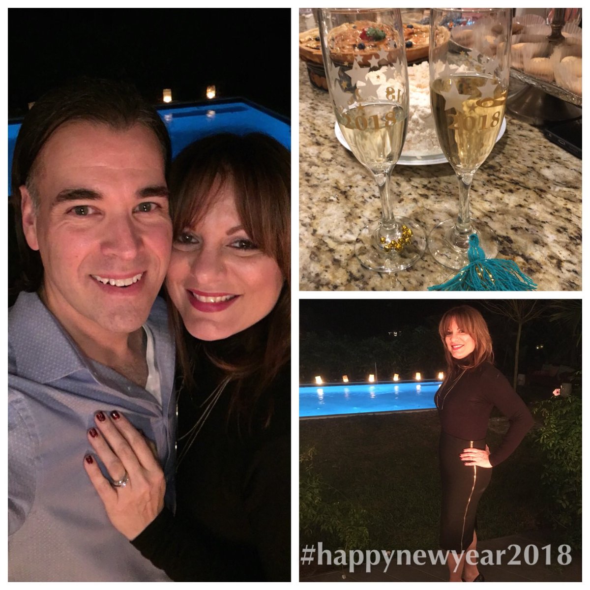 MichelleRoza1's tweet photo. Happy New Year from Mr. &amp; Mrs. Roza! May 2018 be filled with love, fun, passion, abundance &amp; bliss for all! https://t.co/fWmIcRCwxC