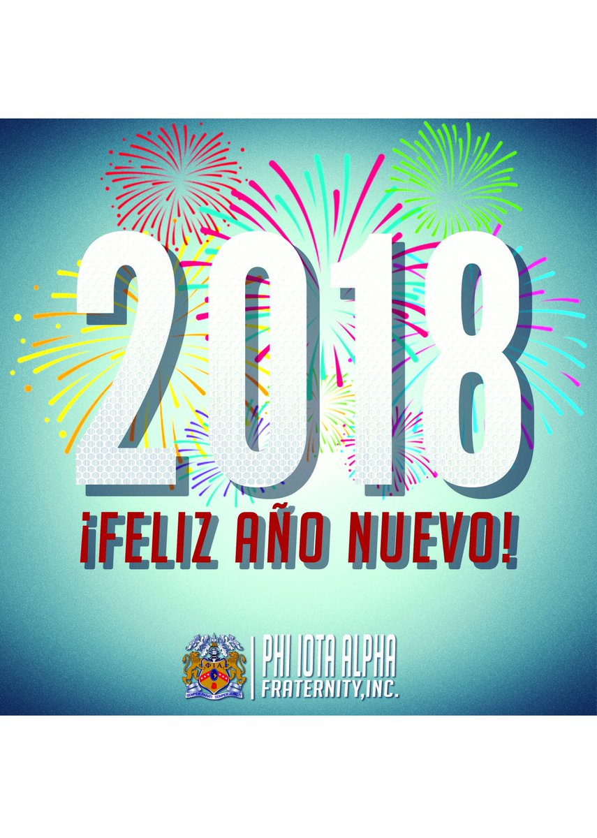 Phi Iota Alpha Fraternity, Inc. would like to wish everyone a Happy New Year! 
#PhiotaCares