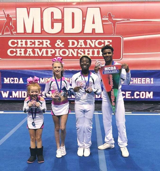 cmas_cheer's tweet photo. What a great day @McdaCheer1 CMAS enjoyed the Cowboy Christmas Classic! #cmascheer #pinktakeover https://t.co/mTLSvIQzba