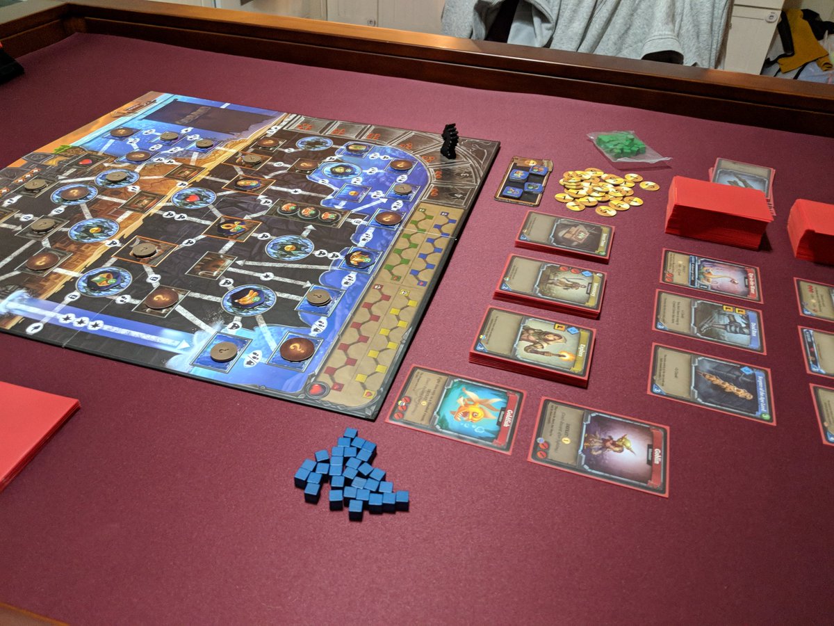 The New Year's tradition begins anew! First up is Clank! #boardgames