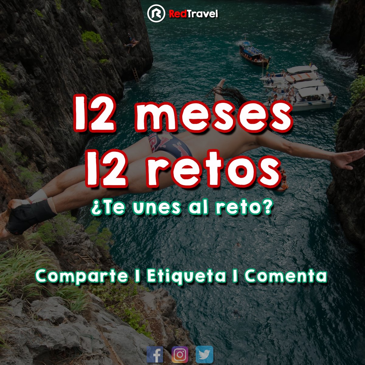 RedTravel8's tweet photo. Estamos a unas horas de comenzar el 2018! Y aquí te dejamos: 12 meses, 12 retos! Podrás cumplirlos?✔

#RedTravel #Viajar #Adios2017 #FelizAñoNuevo #HappyNewYear #Feliz2018 #travel #Wanderlust #traveling #followus #Siguenos #Hola2018 #ViajemosTodosPorMéxico #travelblogger #RT https://t.co/qDrQXopq0j