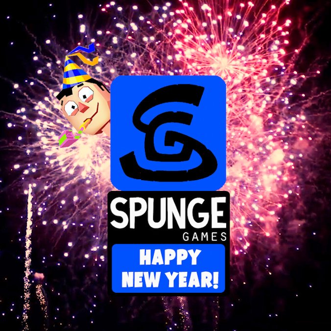 SpungeGames's tweet photo. Happy New Year from #SpungeGames, exciting new #Faily games and new projects coming your way in 2018! #iosgames2018 #androidgames2018 #iosgames #androidgames https://t.co/IGLhfh524r
