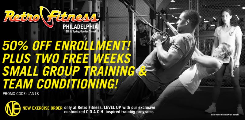SpringGardenRF's tweet photo. NEW YEAR NEW YOU! Sign up now and save on your enrollment fee! Use promo code JAN18 and SAVE NOW! #goretro #retrofitnessphilly #retrospringgarden #newyearnewme #newyear #newyearnewyou #newyears #2018 #fitness #fitphilly #phillyfit #healthy #instafit #fitfam #fitaf #happynewyear https://t.co/N3UMc9Af33
