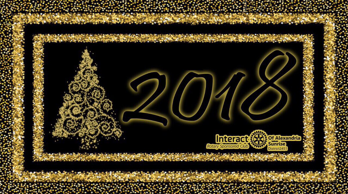 InteractSunrise's tweet photo. Interact club of Alexandria Sunrise would like to wish you a HAPPY NEW YEAR💛✨ https://t.co/72xqSjGMNj