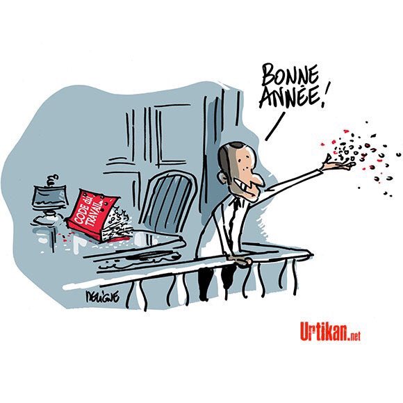 fo_sag's tweet photo. #EmmanuelMacron ses vœux télévisés aux Français #DessinDuJour de @fdeligne #Dessindepresse
Le chef de l'État présente à 20h ses #vœux qui doivent se projeter sur les réformes de 2018 #code2017 #BoycottVoeuxMacron #BoycottVoeux2018 https://t.co/d1q4pVHaBr…RT @Urtikan_net https://t.co/NwDoYV29HP