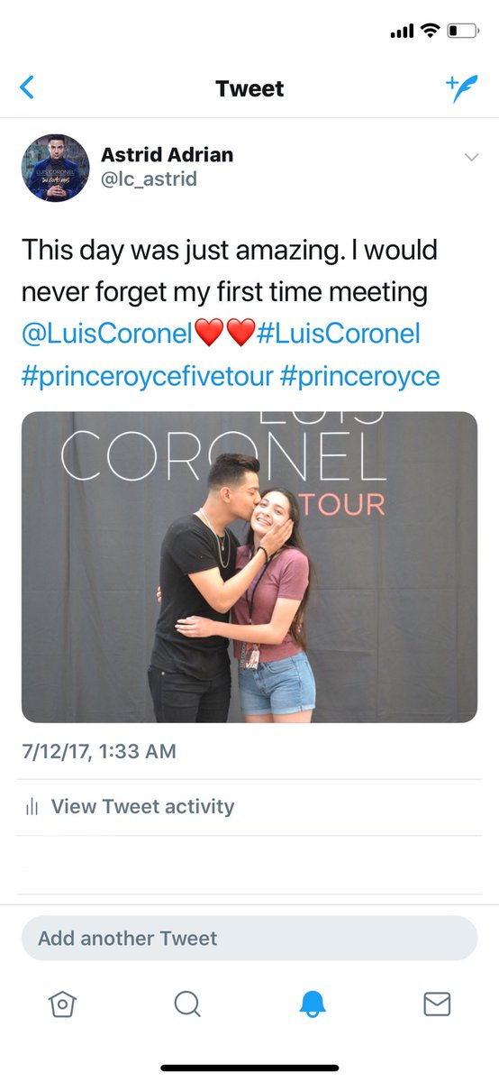 lc_astrid's tweet photo. Must have been one of the best days of this year, so glad I got to meet him for the first time this year❣��@LuisCoronel #LuisCoronel https://t.co/B6MLOSVDYz