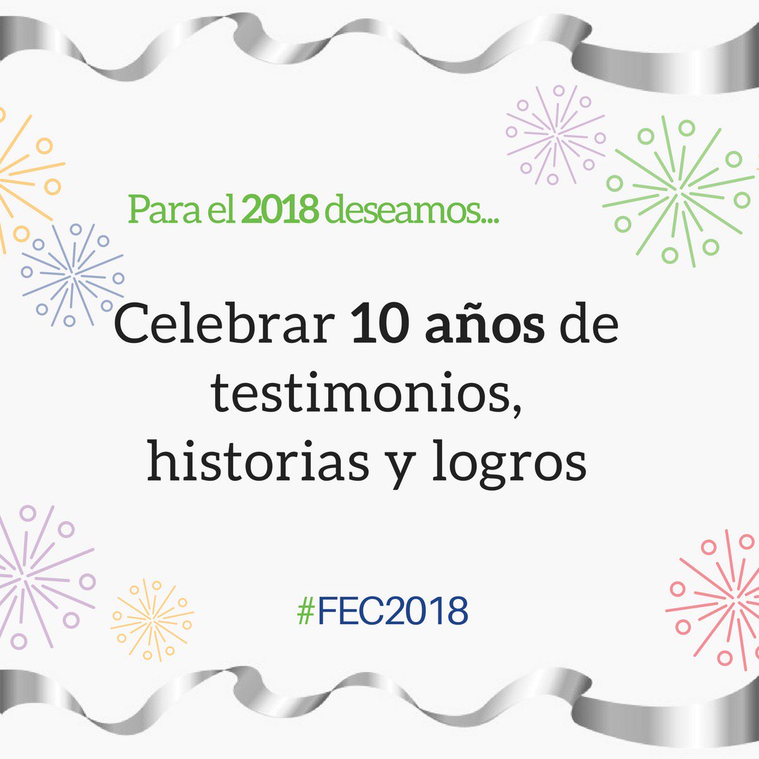 EmbComunitarios's tweet image. Desde Embajadores Comunitarios proyectamos nuestros deseos para tener el mejor año #FEC2018. ¿Y ustedes qué desean lograr el año próximo?Sigamos con la mejor energía. ¡Feliz año nuevo! 🌟