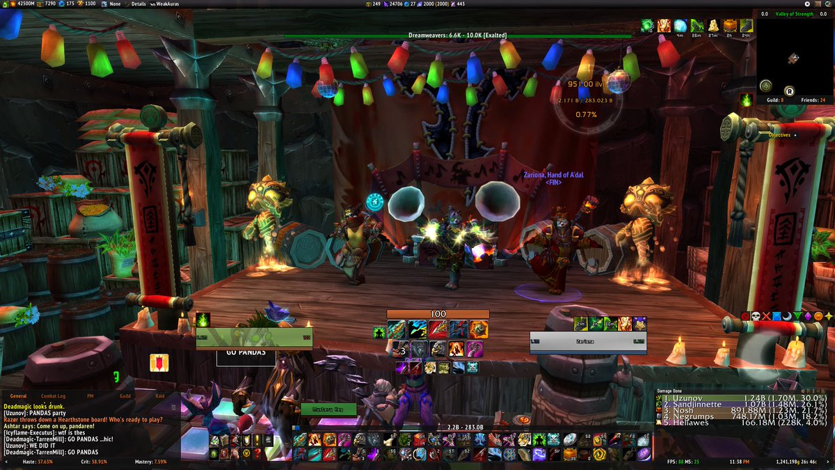 ThePawPawONE's tweet photo. #warcraft Happy new Year from Bulgaria #PandaFTW #WoW WE DID IT GUYS! <33333333 https://t.co/z9xDF1pJE3