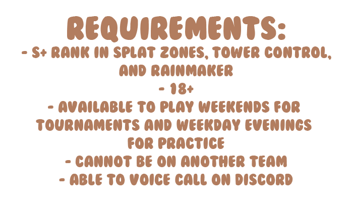 gksplatoon3's tweet photo. New year, new us: Half &amp; Half is now officially recruiting! We’re looking for 1-2 new players to add to our team. If you’re interested, send us an application here: https://t.co/PHHScDJyJV https://t.co/GqGGPFyOvn
