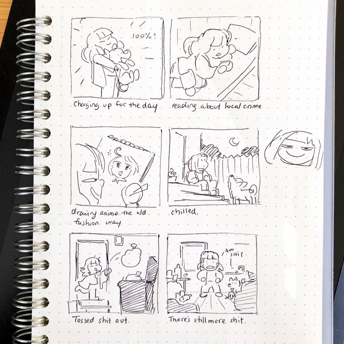 Sometimes I think my life isn't really that exciting enough to draw out but I'd like to do more mini comic snippets like this going into 2018 ✌️ 