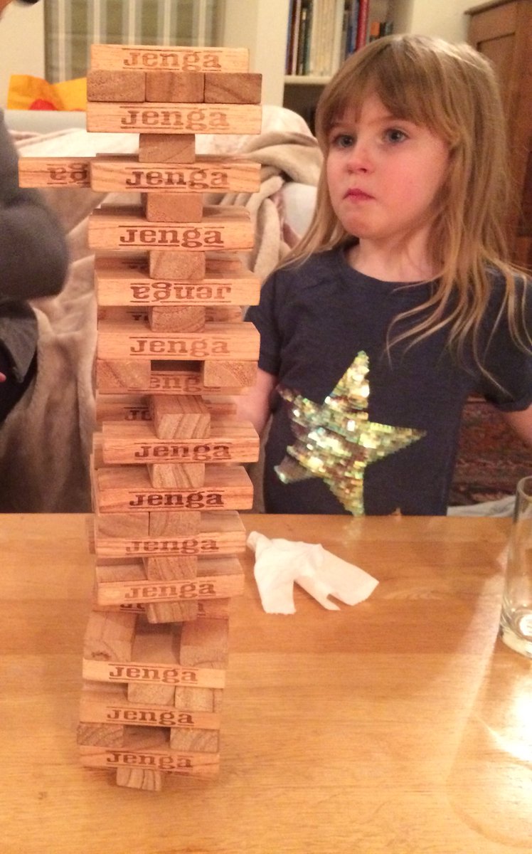 Serious jenga for NYE...serious face from our little lady...<a href="/hmhadfield40/">hayley hadfield</a> <a href="/TP_Fitness/">Stef Murray</a>