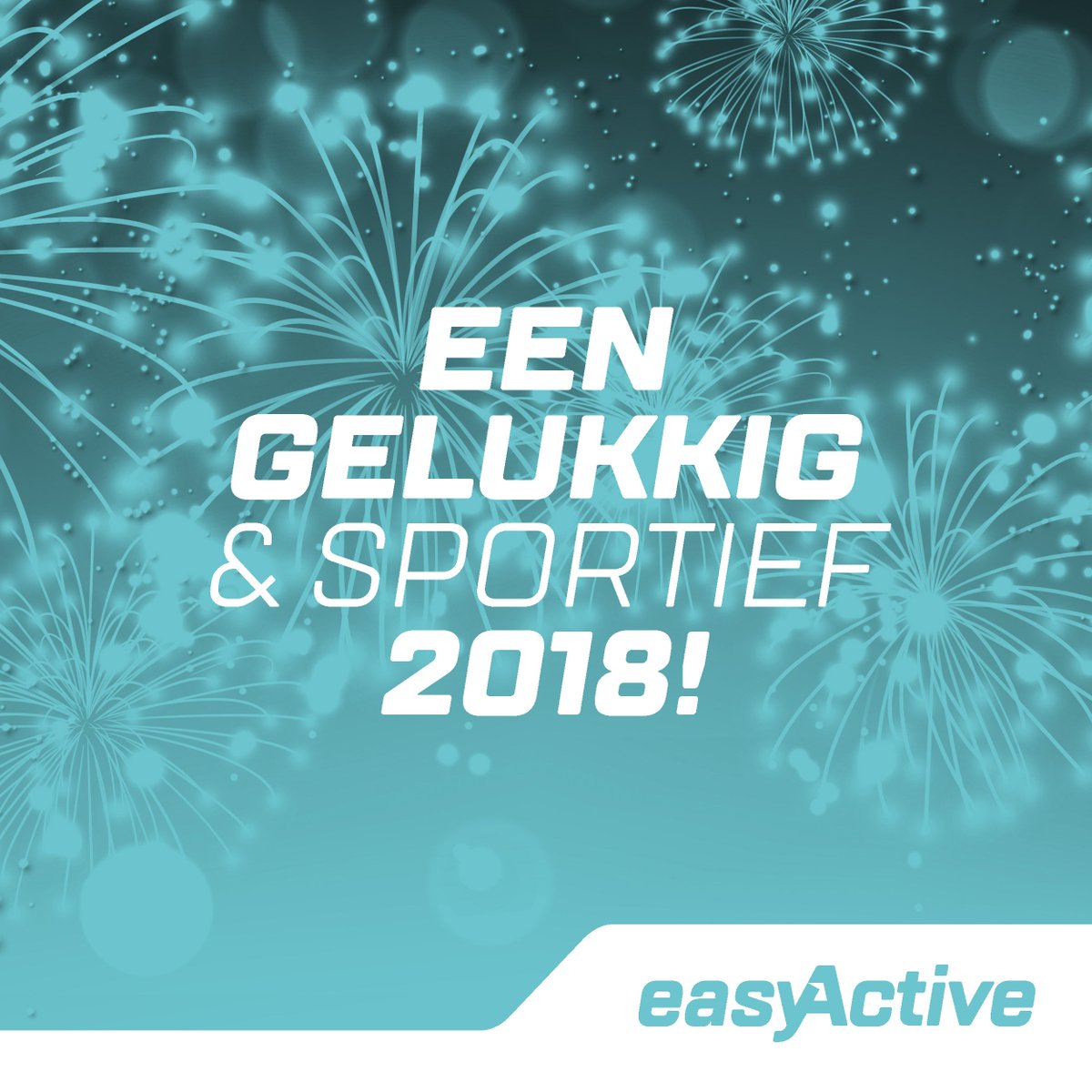 EasyActive wenst iedereen een gezond, sportief en gelukkig nieuwjaar! #easyactive #gelukkignieuwjaar