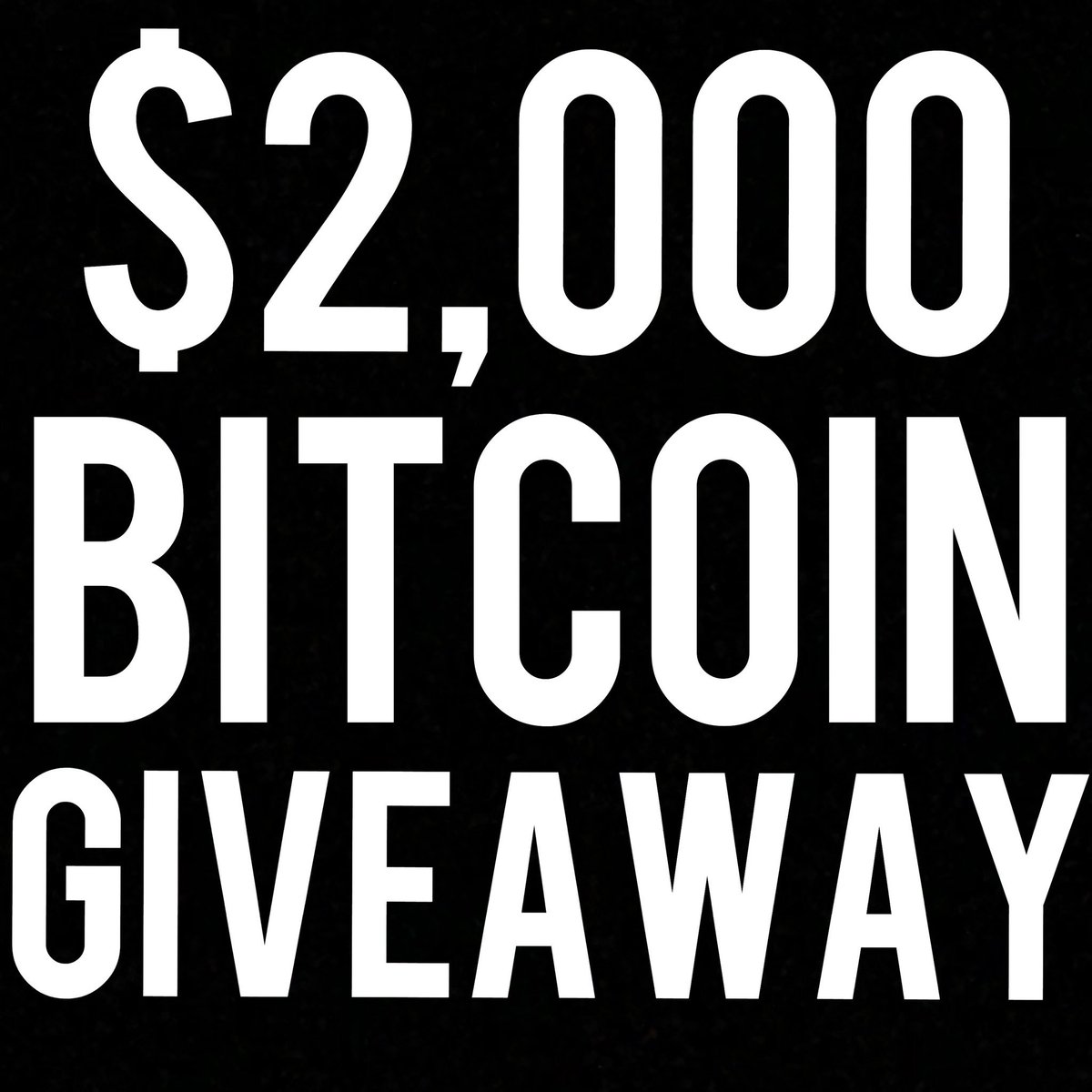 I’m giving away $2,000 worth of Bitcoin to a lucky follower that retweet’s this one week from today! Must follow @BitcoinTre and retweet this to enter!